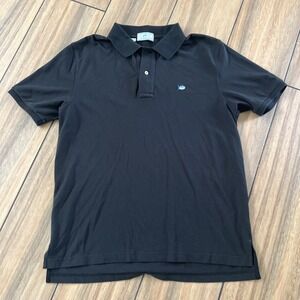 Southern Tide The Skipjack Polo Mens Size M Black Short Sleeve